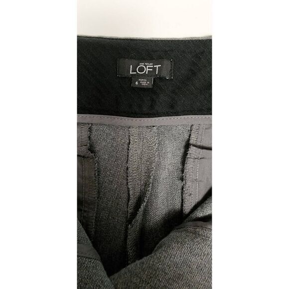 Ann Taylor Loft Women's Skinny Cuff Hem Dress Pants Size 6 Color Gray - Picture 8 of 11
